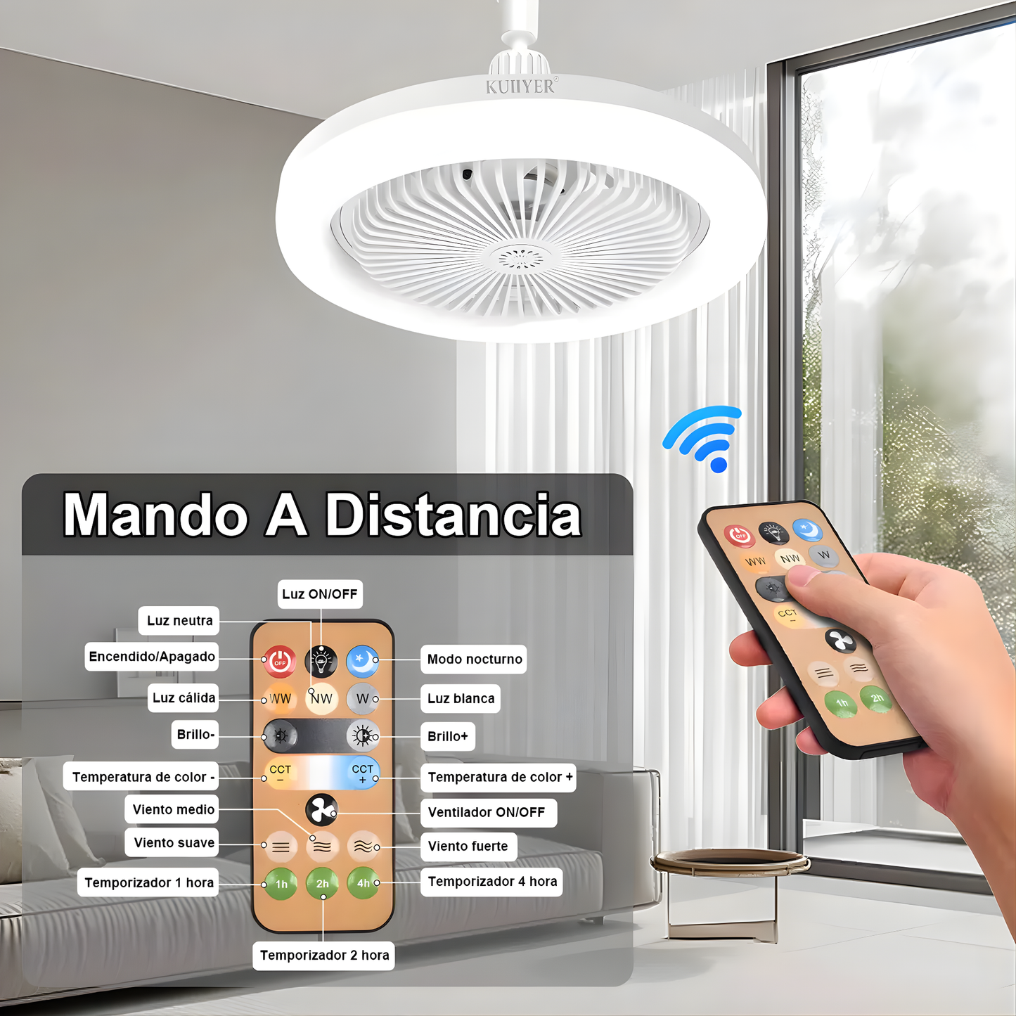 Lampara Ventilador