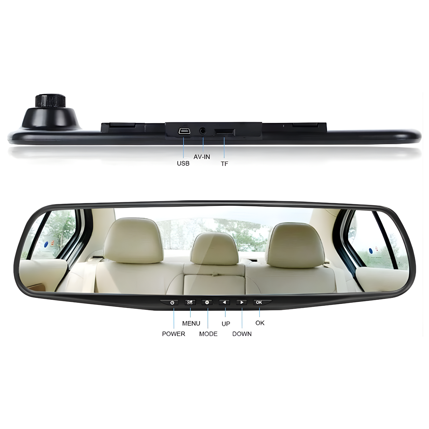Camara Espejo Retrovisor Y Camara Revers